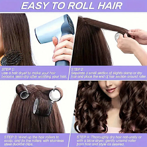Kit Rouleaux Volumisants Pro sans chaleur