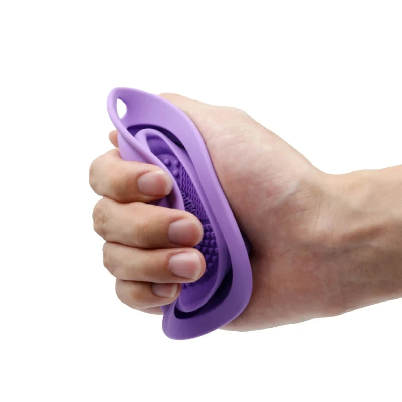 Bol pliable de nettoyage pour pinceaux de maquillage en silicone, nettoyeur pour houppettes à poudre, tapis doux pour laver les pinceaux à fard à paupières, outil de beauté avec surface de frottement.